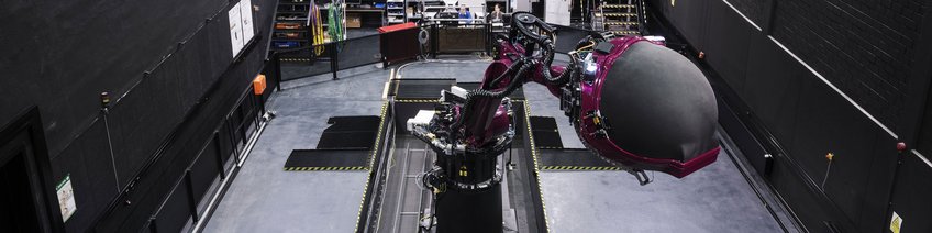 Forschung im Cyberneum CyberMotion-Simulator auf Linearachse